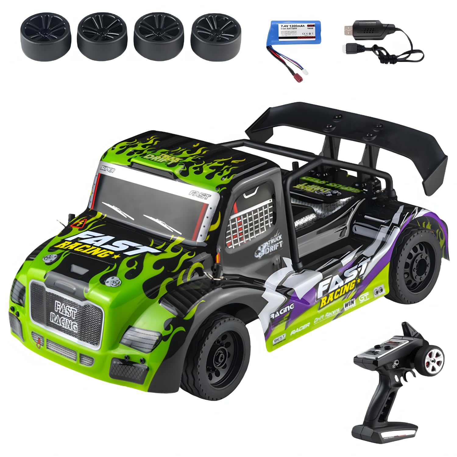 Amazon.com: YIKESHU RC Cars, Remote Control Car Includes Track